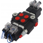 ROZDZIELACZ HYDRAULICZNY ELEKTRYCZNY 2 SEKCYJNY 40L 12V